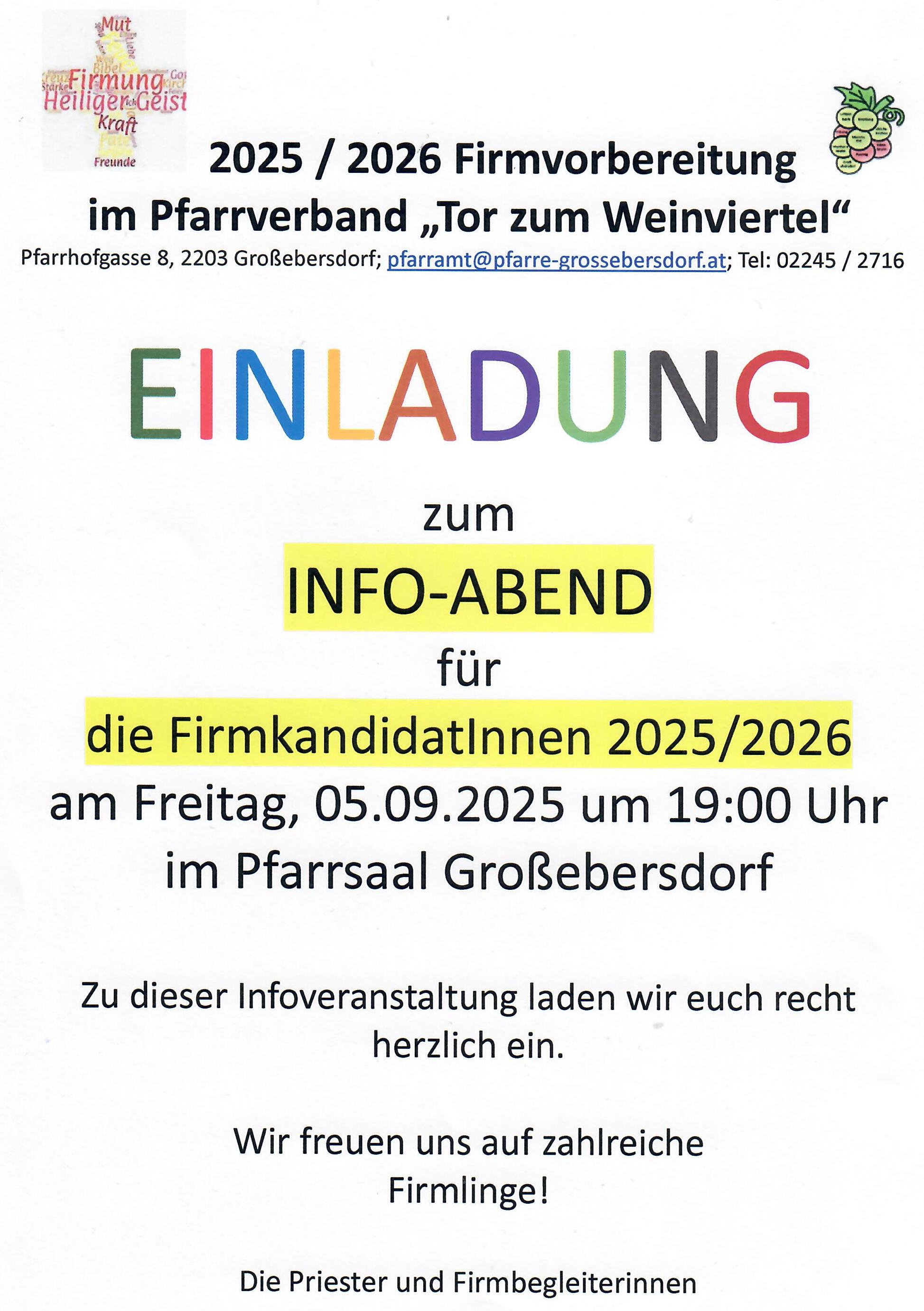 Firmvorbereitung 2025/2026
