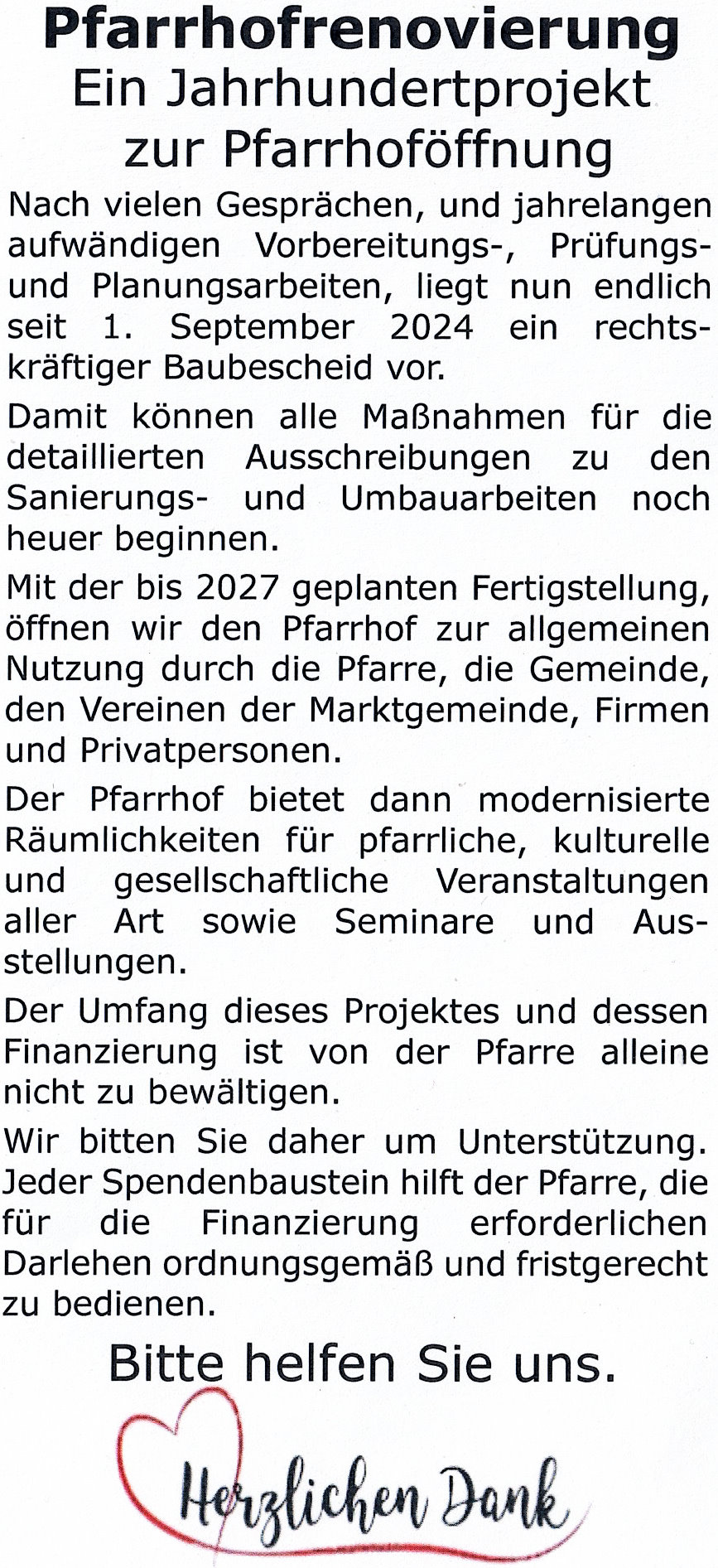 Pfarrhof-Info