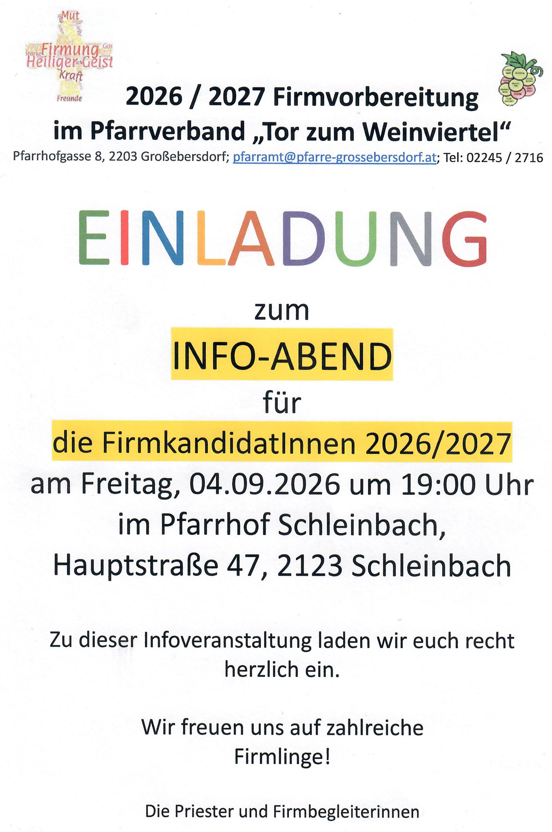 Firmvorbereitung Firmvorbereitung